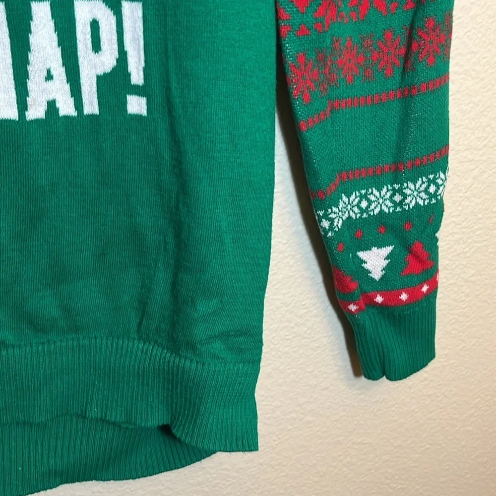 Ugly Christmas Oh Snap Gingerbread Man Sweater